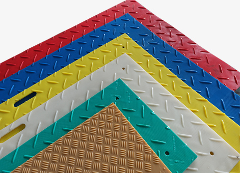 Временные дорожные коврики /Строительные дорожные коврики(4*8 Чёрный)