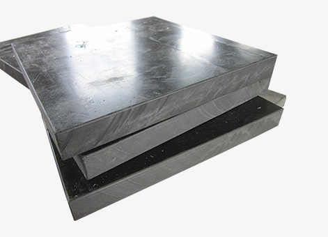 Tablero de placa de lámina de UHMWPE de plástico negro de 25 mm