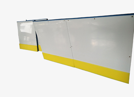 Pista de patinaje sobre hielo al aire libre de patio trasero de plástico UHMWPE personalizada