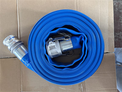 blue pvc layflat hose