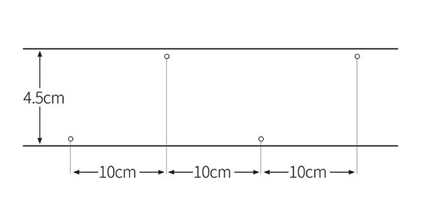 2 hole rain hose